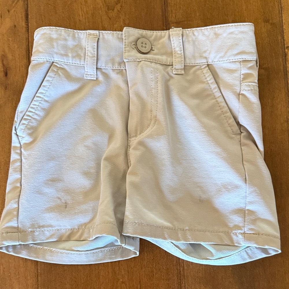 J. Bailey khaki performance shorts 3T. Small untreated spots